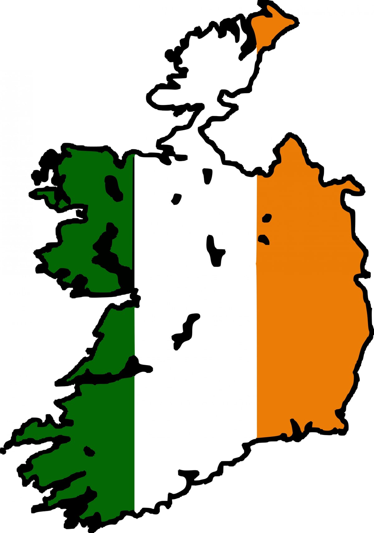 نقشه ireland flag