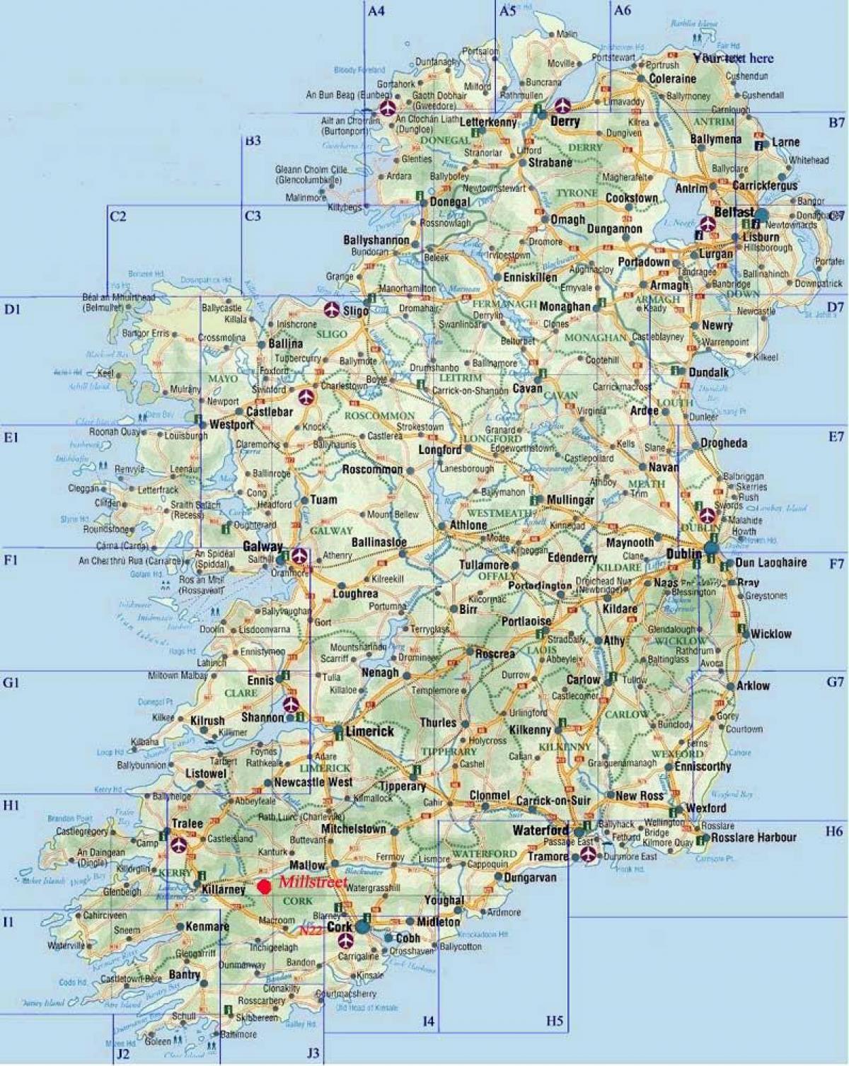 جزئیات نقشه راه ایرلند